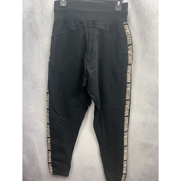 Gymshark Womens Oversized Fit Monogram Fleece Joggers Black Size XS NWT … - Picture 5 of 15